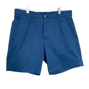 Crown and Ivy men’s navy motion flex SOFT Chino shorts size 34